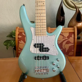 Brand new Ibanez 5-String Medium Scale Electric Bass Guitar SRMD205 - Sea Foam Pearl Green