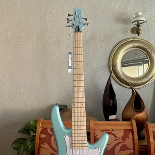 Brand new Ibanez 5-String Medium Scale Electric Bass Guitar SRMD205 - Sea Foam Pearl Green