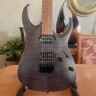 Brand new Ibanez Electric Guitar RGA42FM - Transparent Gray Flat