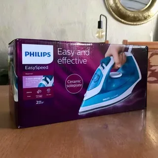 Brand new Philips EasySpeed 2000W Drip Stop Steam Iron - Blue