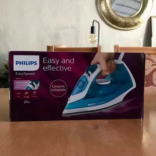 Brand new Philips EasySpeed 2000W Drip Stop Steam Iron - Blue