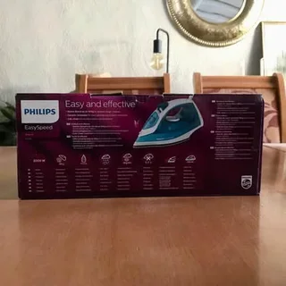 Brand new Philips EasySpeed 2000W Drip Stop Steam Iron - Blue