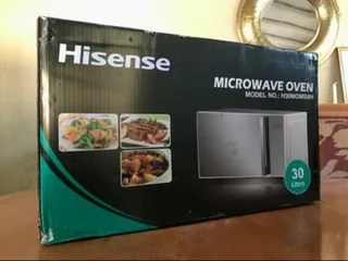 Brand new Hisense 30L Electronic Microwave Oven - Silver Mirror Finish