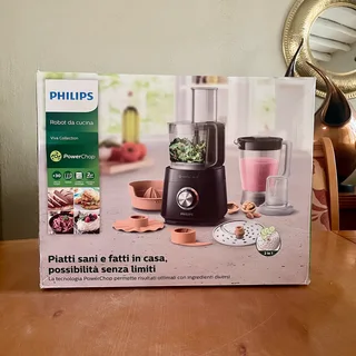 Brand new sealed Philips Viva Collection Compact Food Processor - Black