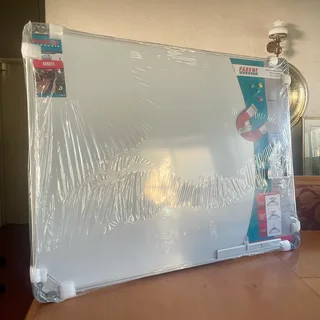 Brand new sealed Parrot 1200x900mm Slimline Magnetic Whiteboard w/ Accessories (Retail) - White