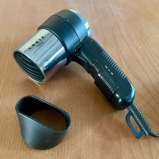 Working Logik Compact Travel Hairdryer - Silver/Black