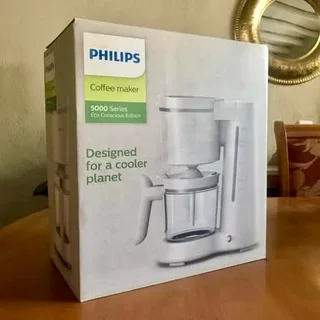 Brand new unopened Philips Eco Conscious 5000 Series Coffee Maker - Silk White