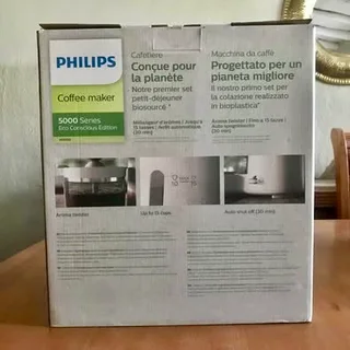 Brand new unopened Philips Eco Conscious 5000 Series Coffee Maker - Silk White