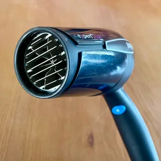 Working BaByliss 2100W Hairdryer w/ Wide Nozzle &amp; Volume Diffuser - Black