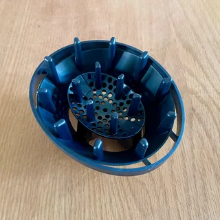 Working BaByliss 2100W Hairdryer w/ Wide Nozzle &amp; Volume Diffuser - Black