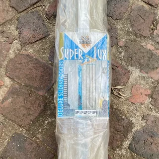 Brand new Coral Collection Deluxe Vinyl Sliding Folding Door 813x2040mm - Champagne