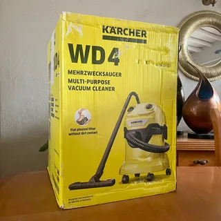 Brand new Karcher WD4 Wet & Dry Vacuum Cleaner - Yellow
