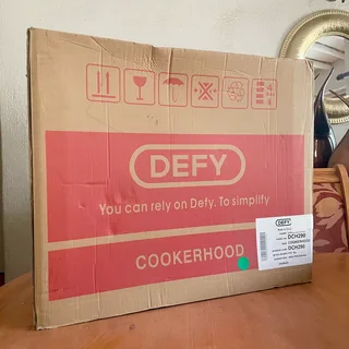 Brand new Defy Built-in 60cm Extractor Fan Cookerhood - Black