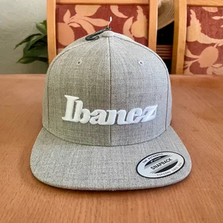 Brand new Ibanez Snapback Cap - Grey Melange