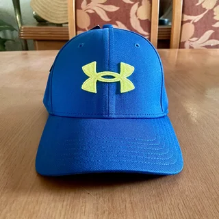 Brand new Twinpack Under Armour Mens Training Caps Size M-L - Royal/White &amp; Royal/Yellow