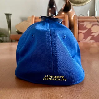 Brand new Twinpack Under Armour Mens Training Caps Size M-L - Royal/White &amp; Royal/Yellow