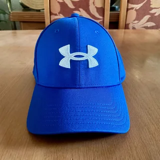Brand new Twinpack Under Armour Mens Training Caps Size M-L - Royal/White &amp; Royal/Yellow