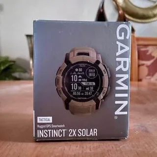 Brand new Garmin Instinct 2X Solar Tactical Edition (50mm) - Coyote Tan