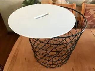 Brand new George &amp; Mason Wire Side Table with Storage - Black