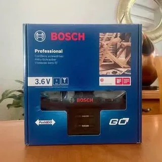 Brand new sealed Bosch Professional Cordless Screwdriver w/ Carry Case &amp; Bits - Blue