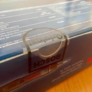 Brand new sealed Bosch Professional Cordless Screwdriver w/ Carry Case &amp; Bits - Blue