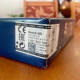 Brand new sealed Bosch Professional Cordless Screwdriver w/ Carry Case &amp; Bits - Blue