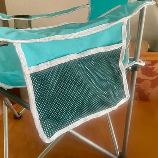 Brand new 2 x Deluxe Foldable Outdoor Camping Chairs - Turquoise