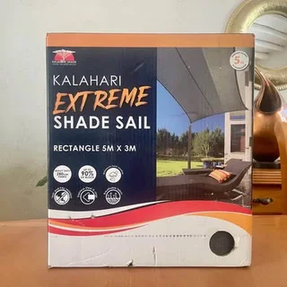Kalahari Extreme Heavy Duty Shade Sail 5x3m - New sealed (2 units) - Sandton