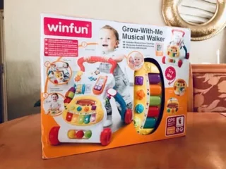 Brand new Winfun Grow-With-Me Musical Baby Walker