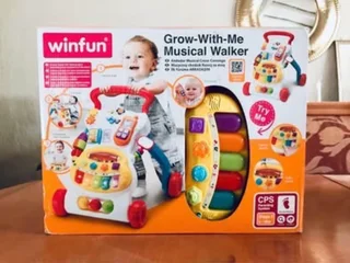 Brand new Winfun Grow-With-Me Musical Baby Walker