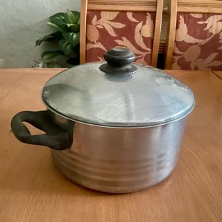 [SOLD] 2 x Aloe Stainless Steel Pots - Good condition - Sandton