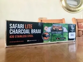 TP Products Portable Stainless Steel Charcoal Braai - New sealed - Sandton