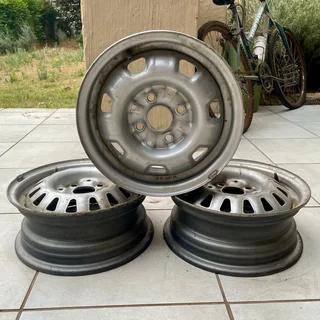 VW Golf OEM Steel Wheels Rims Steelies (3 available) - Like new - Sandton
