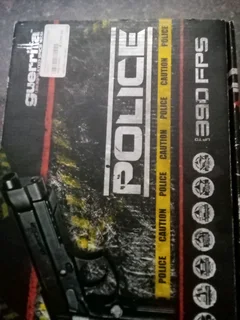 Police blowback BB gas gun