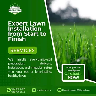 Grassfarm Instant Lawn sales & deliver Kikuyu grass ,LM Grass .Compost & Lawndressing.