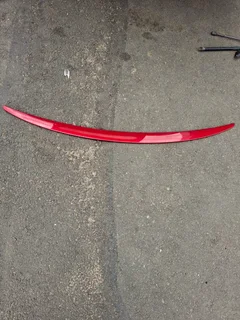 Jaguar XF boot spoiler