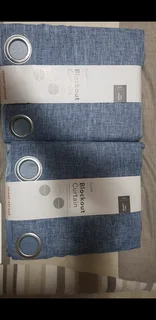 Brand New  Curtains×2 With Blockouts...bargain @r600 For Both.....contact 0718676604