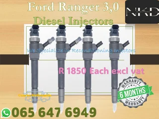 Ford Ranger 3l (bt50) Diesel Injectors