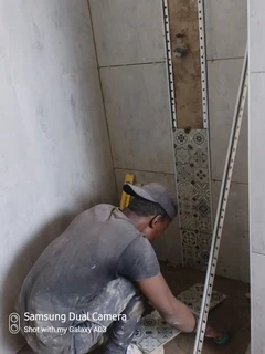 Tiling and plumbing