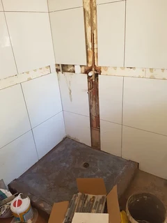Tiling and plumbing