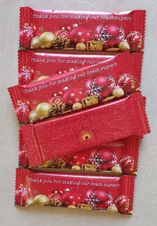 Christmas personalized chocolates