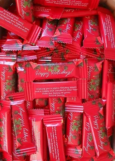 Christmas personalized chocolates