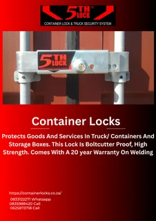 Container Locks, Cargo Locks, Loadbars, Kingpin Locks