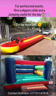 Hire Slippery Slides & Jumping Castles