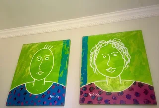 Original Pair of Portchie Paintings
