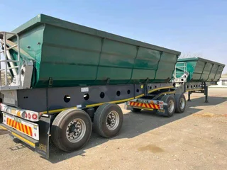 Tri axel trailers still ready for hire
