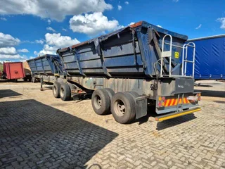 Tri axel trailers still ready for hire
