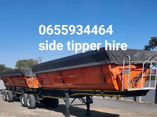 All areas we hire side tippers