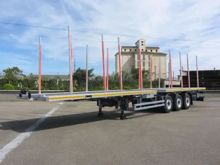 Flat deck trailers , tautliners, side tippers