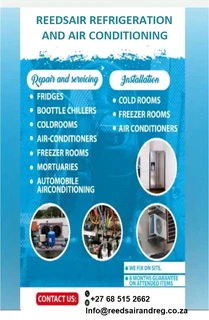 Fridges, air conditioning and cold rooms repair
